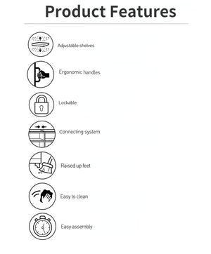 Keter Excellence Plastic Balcony Storage Cabinet Garden Plus