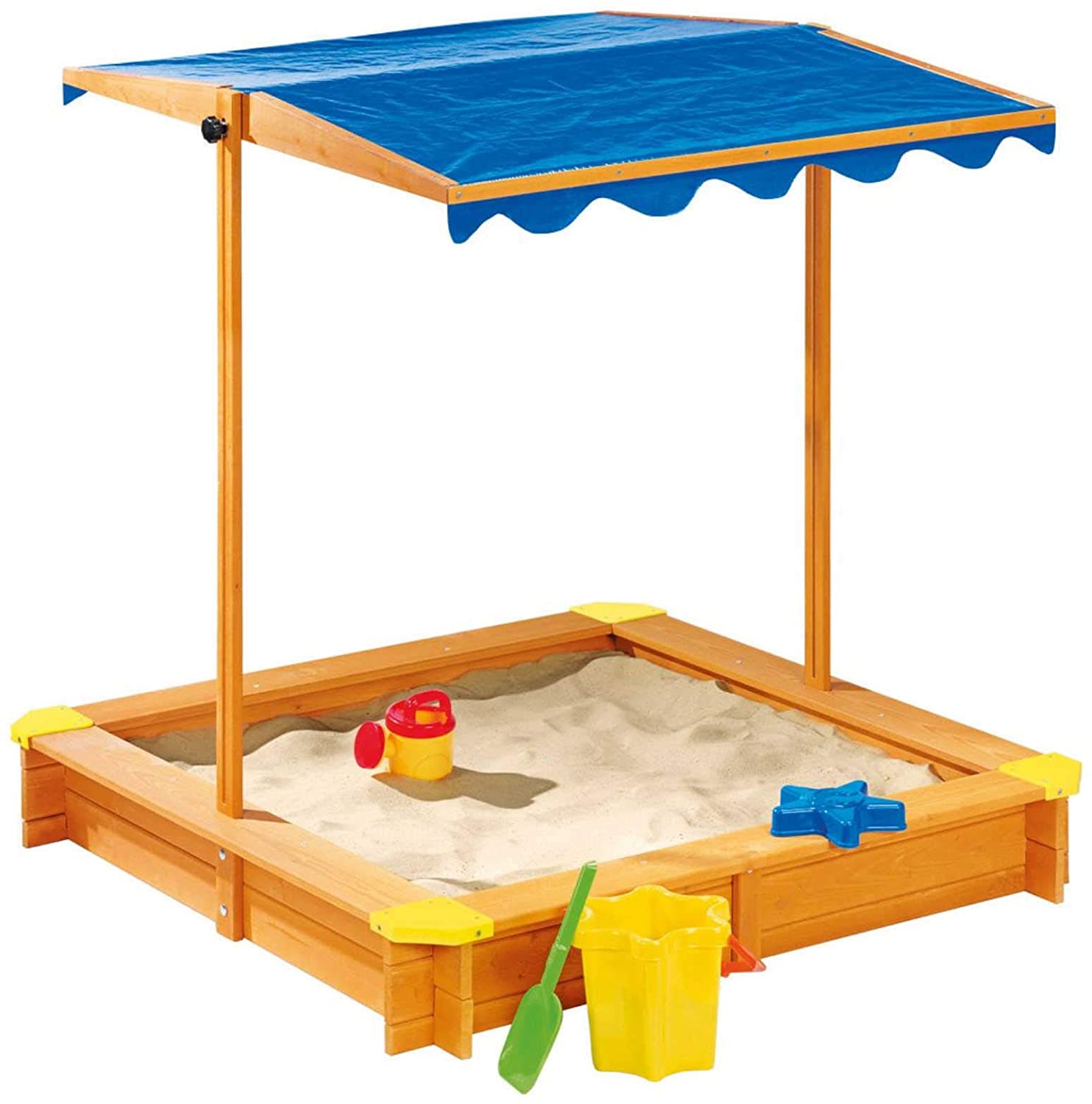 Sandpit with cover