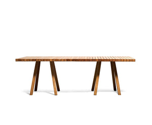 Teak Wood Rattan Chair and Table Garden Plus