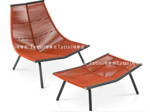 Rattan Woven Recliner Garden Plus