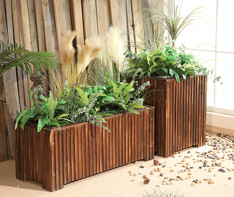 Outdoor Wood Flower Box Garden Plus
