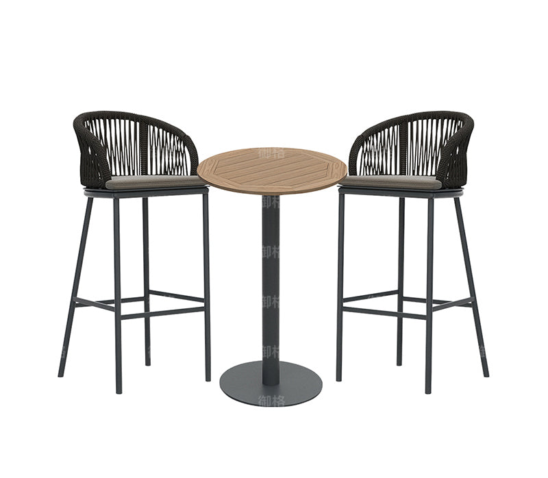 Rattan Leisure Chair Bar Set Garden Plus