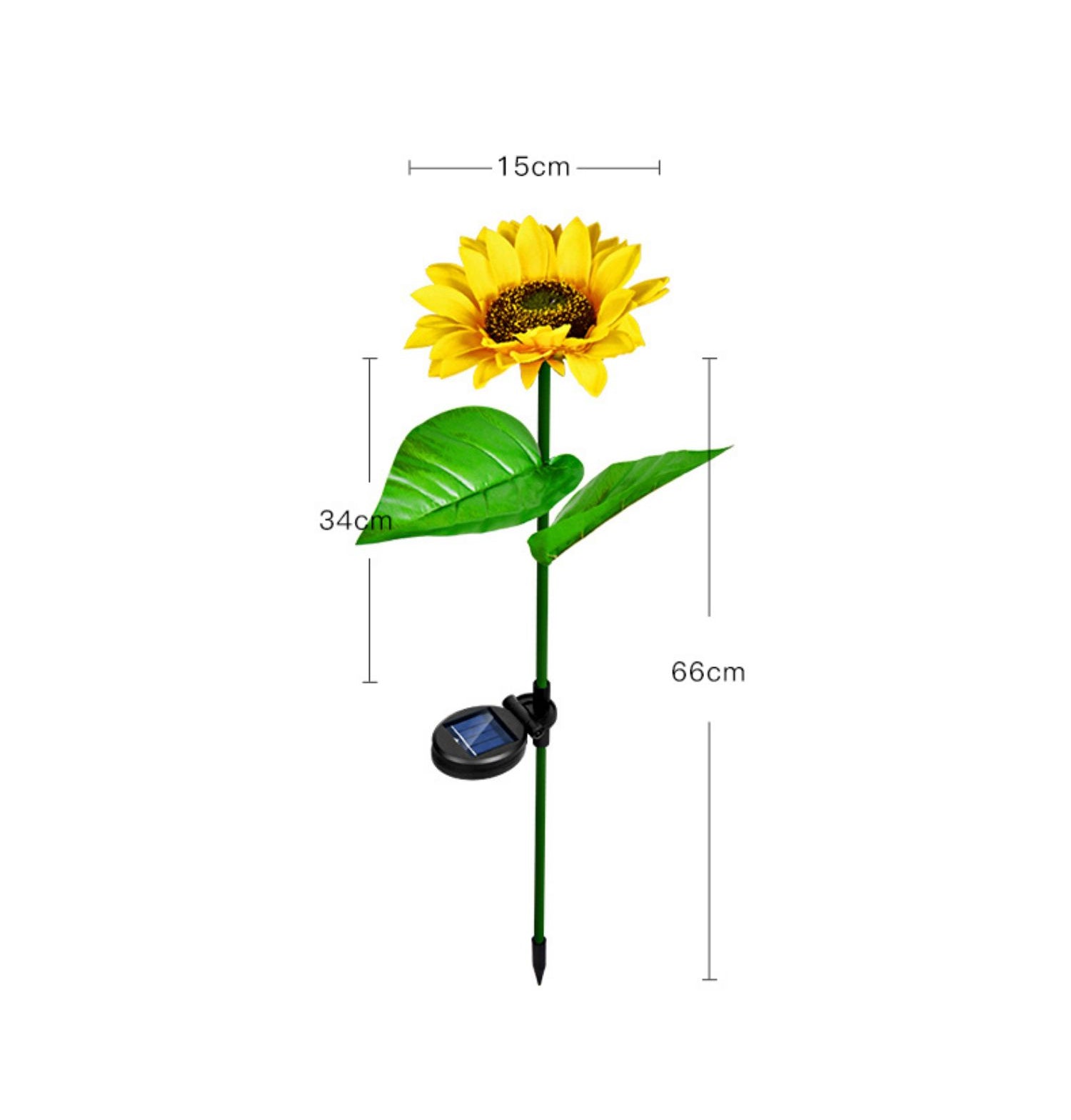 Solar Sunflower Light Garden Plus