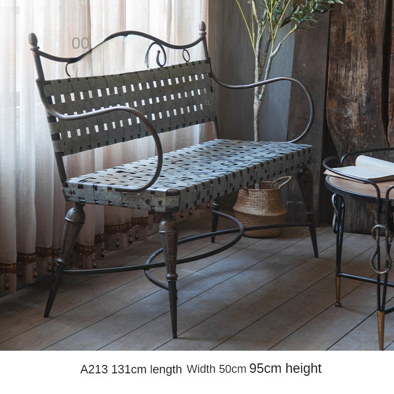 Villa Vintage Garden Iron Armchair Garden Plus