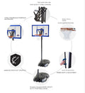 Lifetime 48-Inch Mobile Adjustable Outdoor Basketball Hoop Garden Plus
