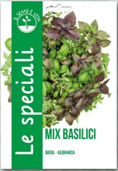 Mixed Basilico Albahaca - Leben Seed Special / SNUN13/15 Garden Plus