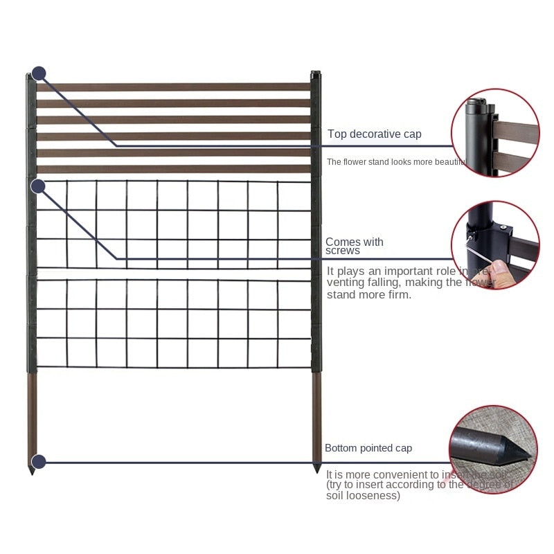 Outdoor Free Style Garden Fence Garden Plus