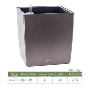 Leizisure Self-Watering Square Planter Garden Plus
