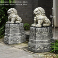 Lion Stone Statue Garden Plus