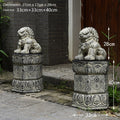 Lion Stone Statue Garden Plus