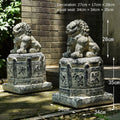 Lion Stone Statue Garden Plus