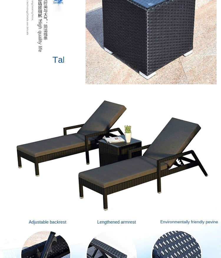 Sun lounger no.8 Garden Plus