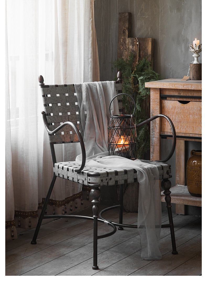 Villa Vintage Garden Iron Armchair Garden Plus