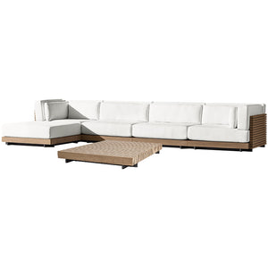 Solid Wood Sofa Set Garden Plus
