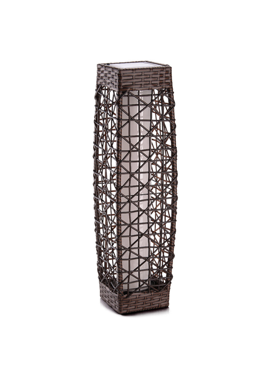 Solar Rattan Lawn Lamp Garden Plus