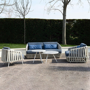 Rattan Sofa, Chair, Recliner and Table Set Garden Plus