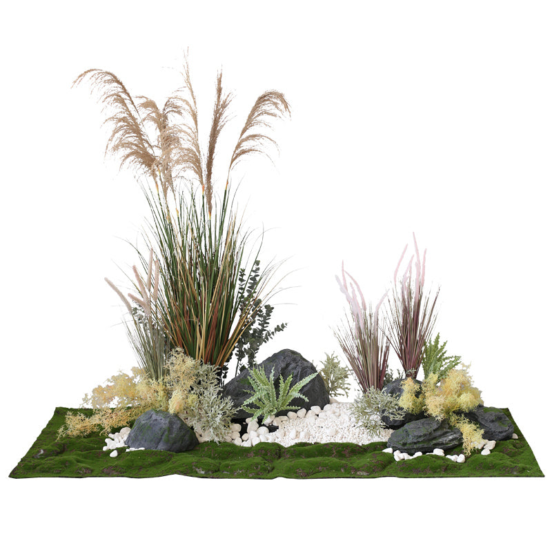 Reed Green Bristlegrass Landscape Decoration Piece Garden Plus