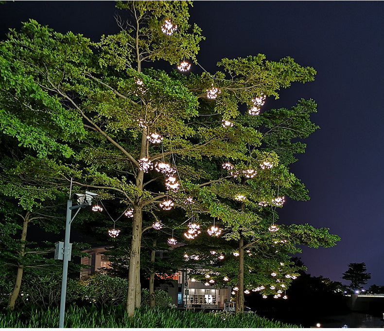 Solar Fireworks Hanging Light Garden Plus