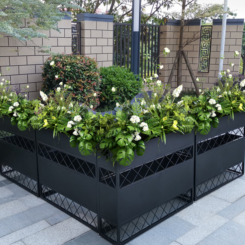 Simulation Flower and Grass Partition Planter Decoration Piece Garden Plus