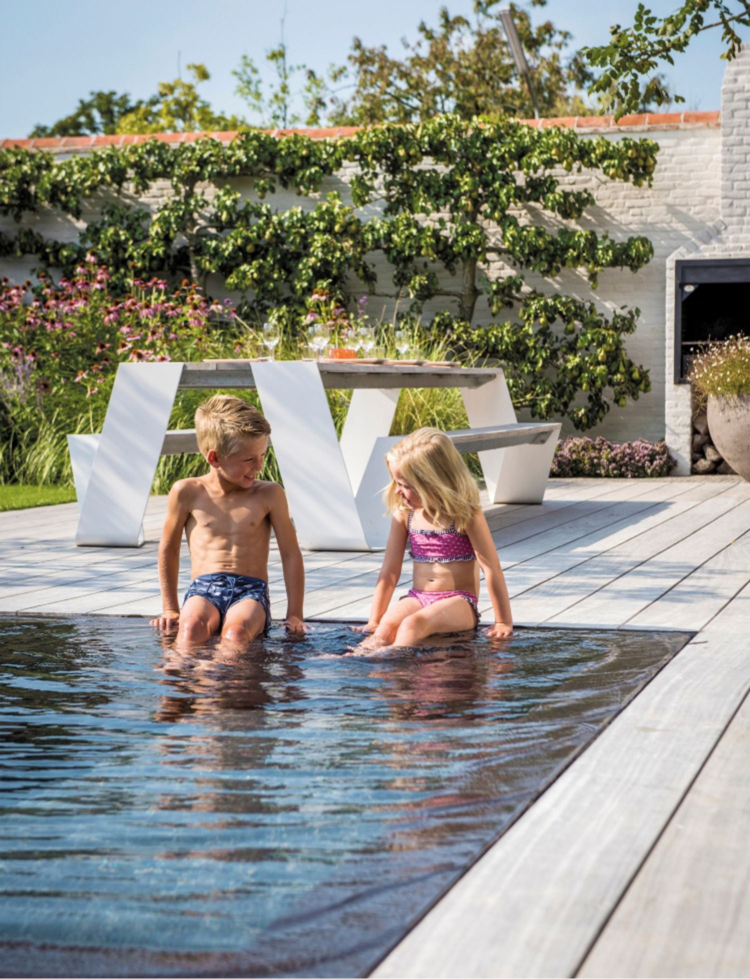 One-Piece Bench Combination Garden Plus