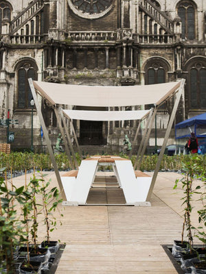 One-Piece Bench Combination Garden Plus