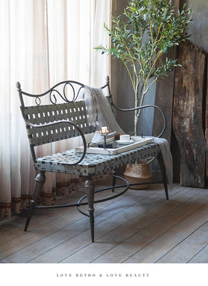 Villa Vintage Garden Iron Armchair Garden Plus