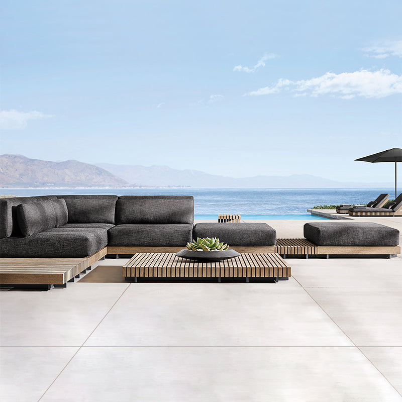 Solid Wood Sofa Set Garden Plus