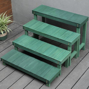 Outdoor Wood Flower Stand Garden Plus