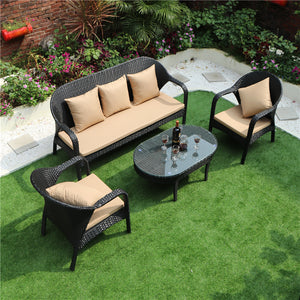 Rattan Sofa Set 14 Garden Plus