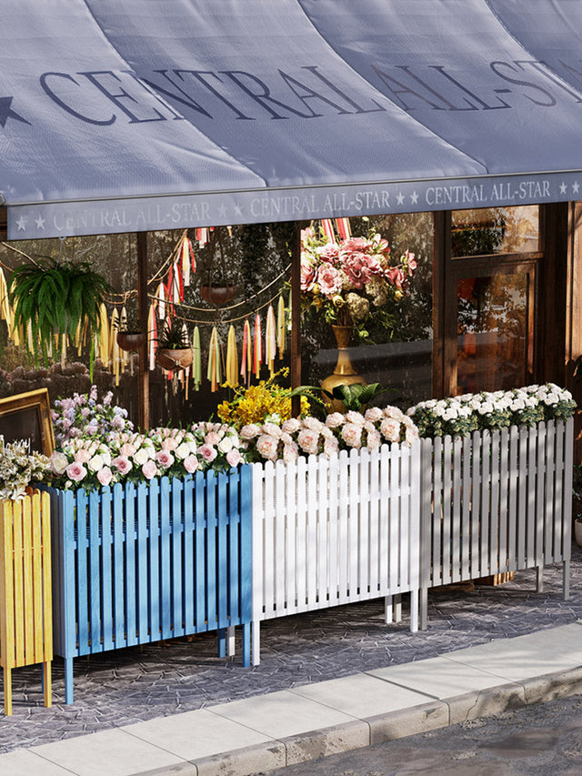 Wooden Partition Planter