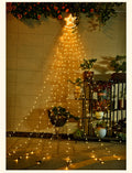 Solar Star Waterfall Light Garden Plus