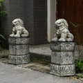 Lion Stone Statue Garden Plus