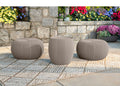 Keter Cozy Outdoor Occasional Table and Chair Sets Storage Garden Plus