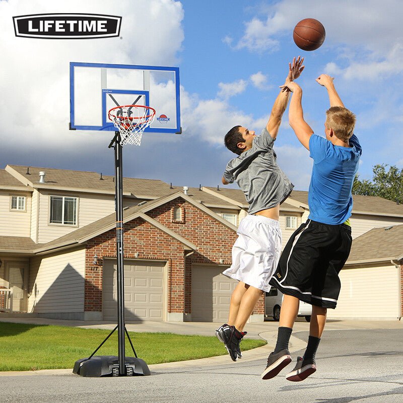 Lifetime 48-Inch Mobile Adjustable Outdoor Basketball Hoop Garden Plus