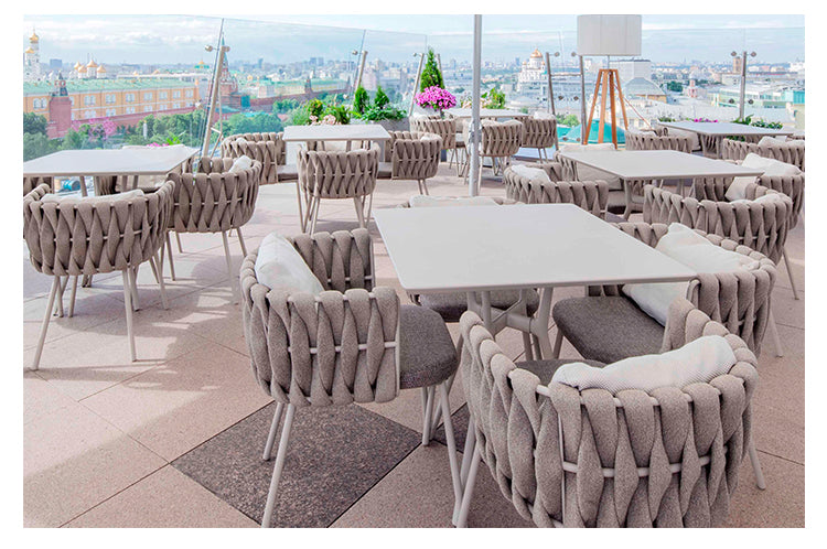 Rattan Chair and Table Combination Garden Plus