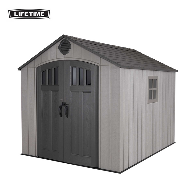 Lifetime 8 × 10 ft Outdoor Storage Shed