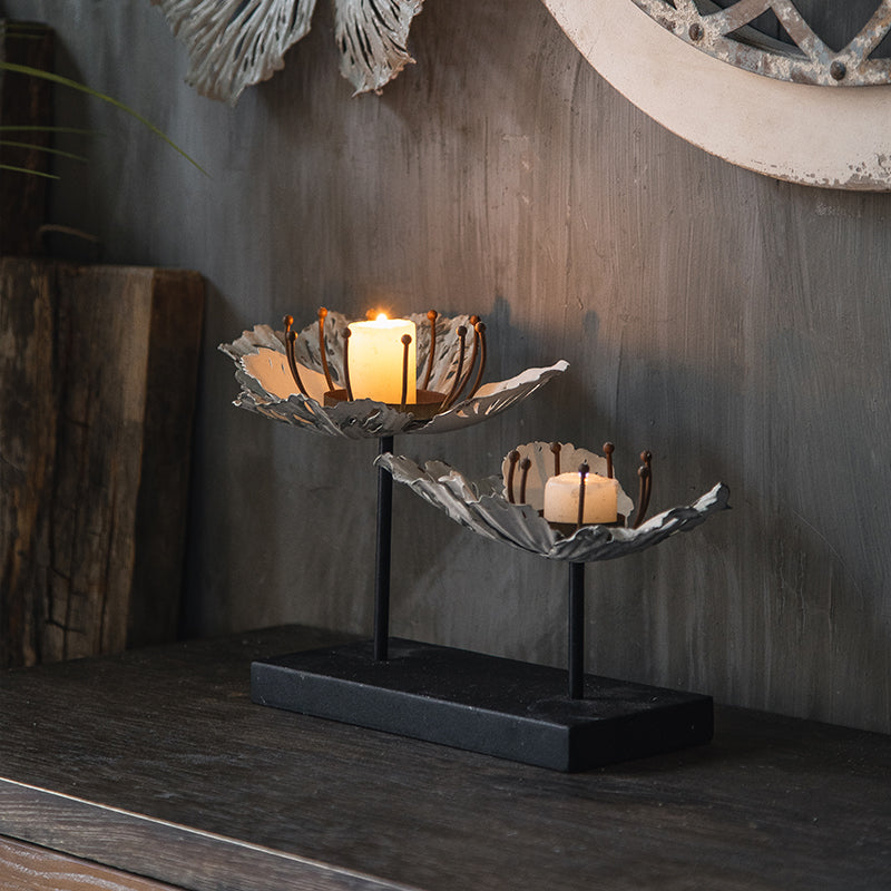 Retro Home living Candlestick stand Garden Plus