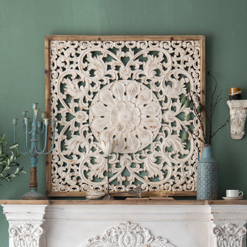 Hollow  French Carving  Hanging Wall decoration panel