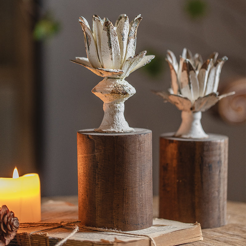 Retro European Table Candle stand Garden Plus