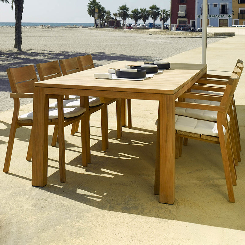 Teak Long Table and Chair Garden Plus