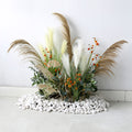 Large Green Plant Reed Landscape Fake Flower and Grass Decoration Pieces Garden Plus