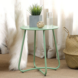 Round Corner Coffee Table Garden Plus