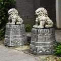 Lion Stone Statue Garden Plus