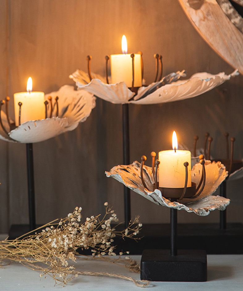 Retro Home living Candlestick stand Garden Plus