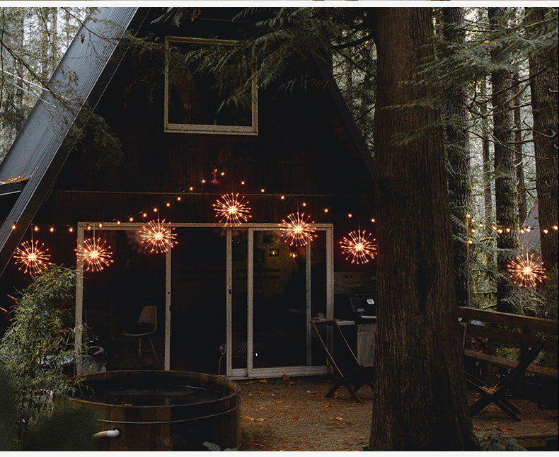 Solar Fireworks Hanging Light Garden Plus