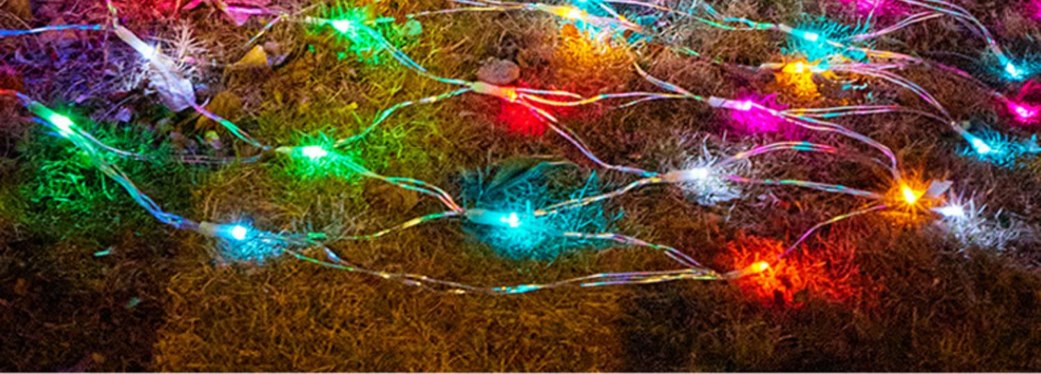 Solar Curtain Waterfall Decorative Lights Garden Plus