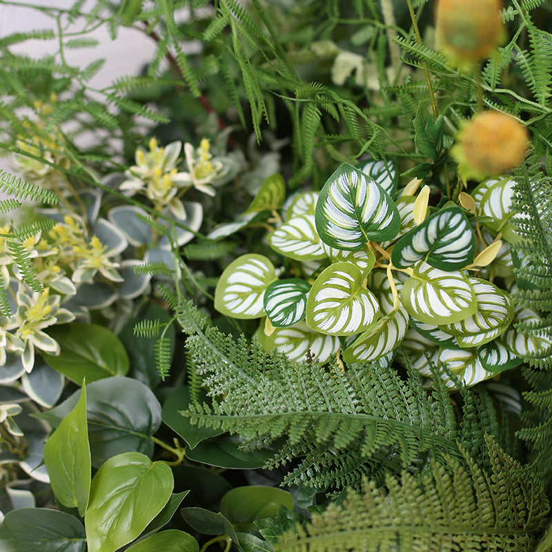 Round Artificial Bonsai Landscape Flower Plant Decoartion Piece Garden Plus