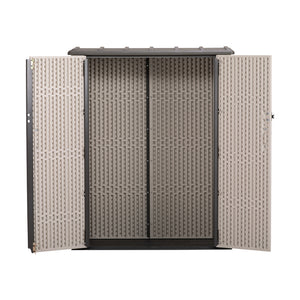 Lifetime Vertical Outdoor Tool Garden Storage Cabinet Garden Plus