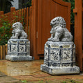 Lion Stone Statue Garden Plus