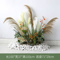 Large Green Plant Reed Landscape Fake Flower and Grass Decoration Pieces Garden Plus